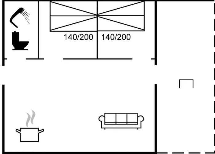 Sasser - 10m From The Sea By Interhome Hébergement de vacances